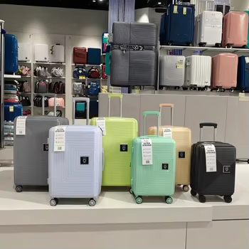 4 ks PP polypropylénový vozík na prepravu batožiny cestovný kufor súpravy výrobca zákaz